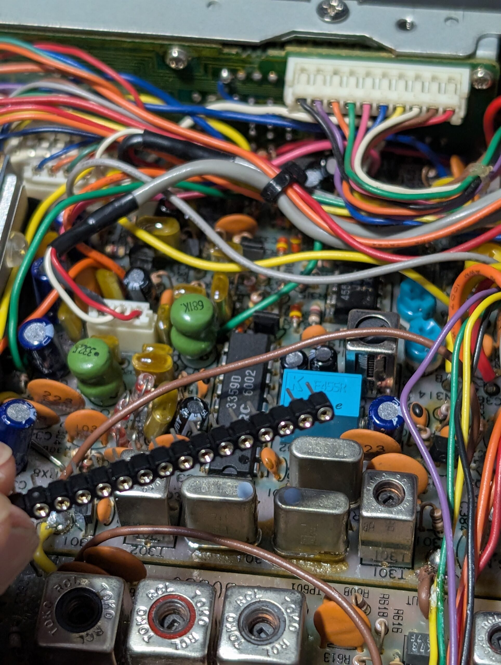 10mFM機のナロー改造にICソケットを使う | JG6DMH・ふくおかNX47